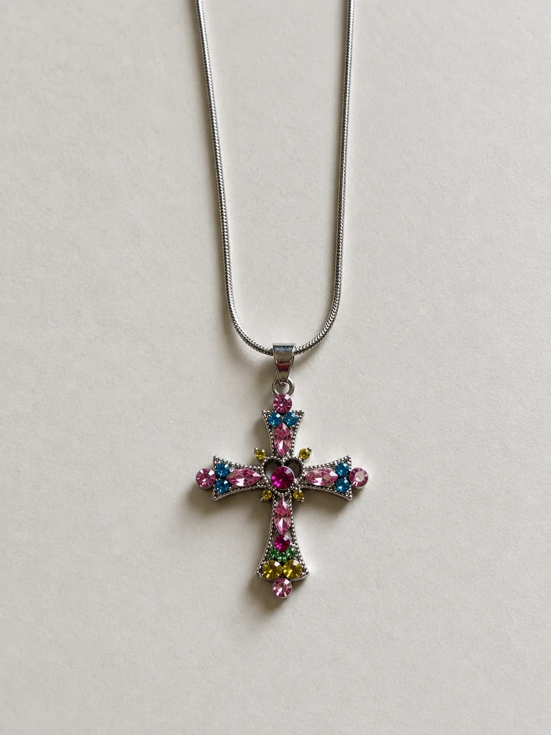 Whimsy Cross Necklace in 