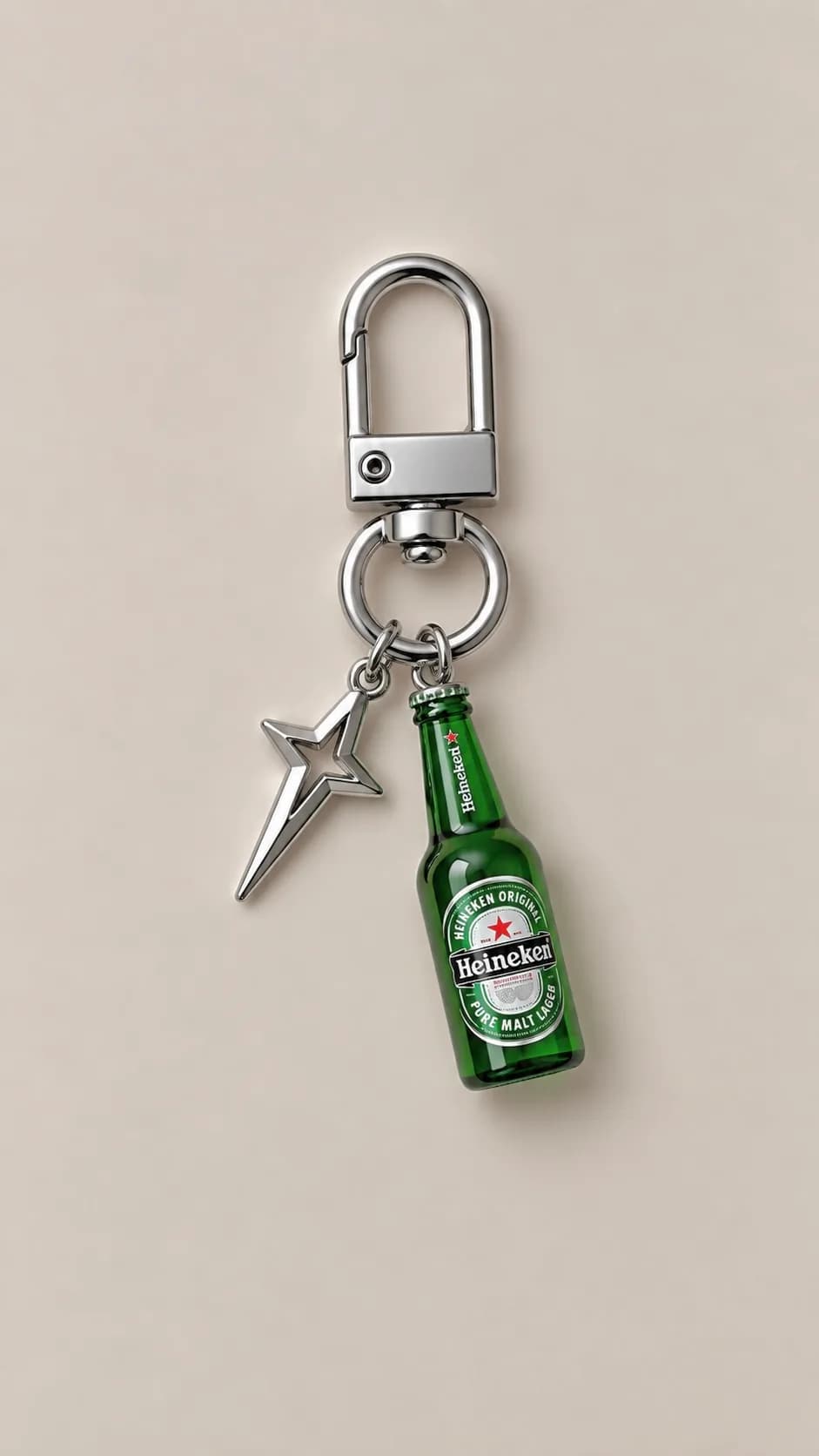 Heineken Star Charm in 