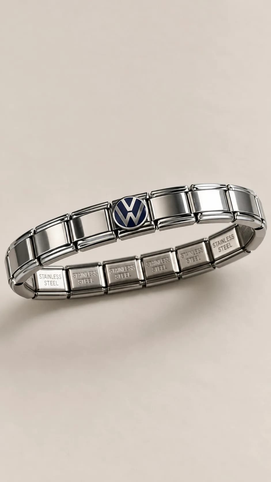 Volkswagen Italian Charm Bracelet in Silver