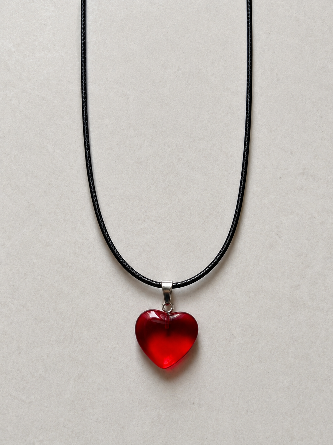 Red Heart Glass Necklace related product