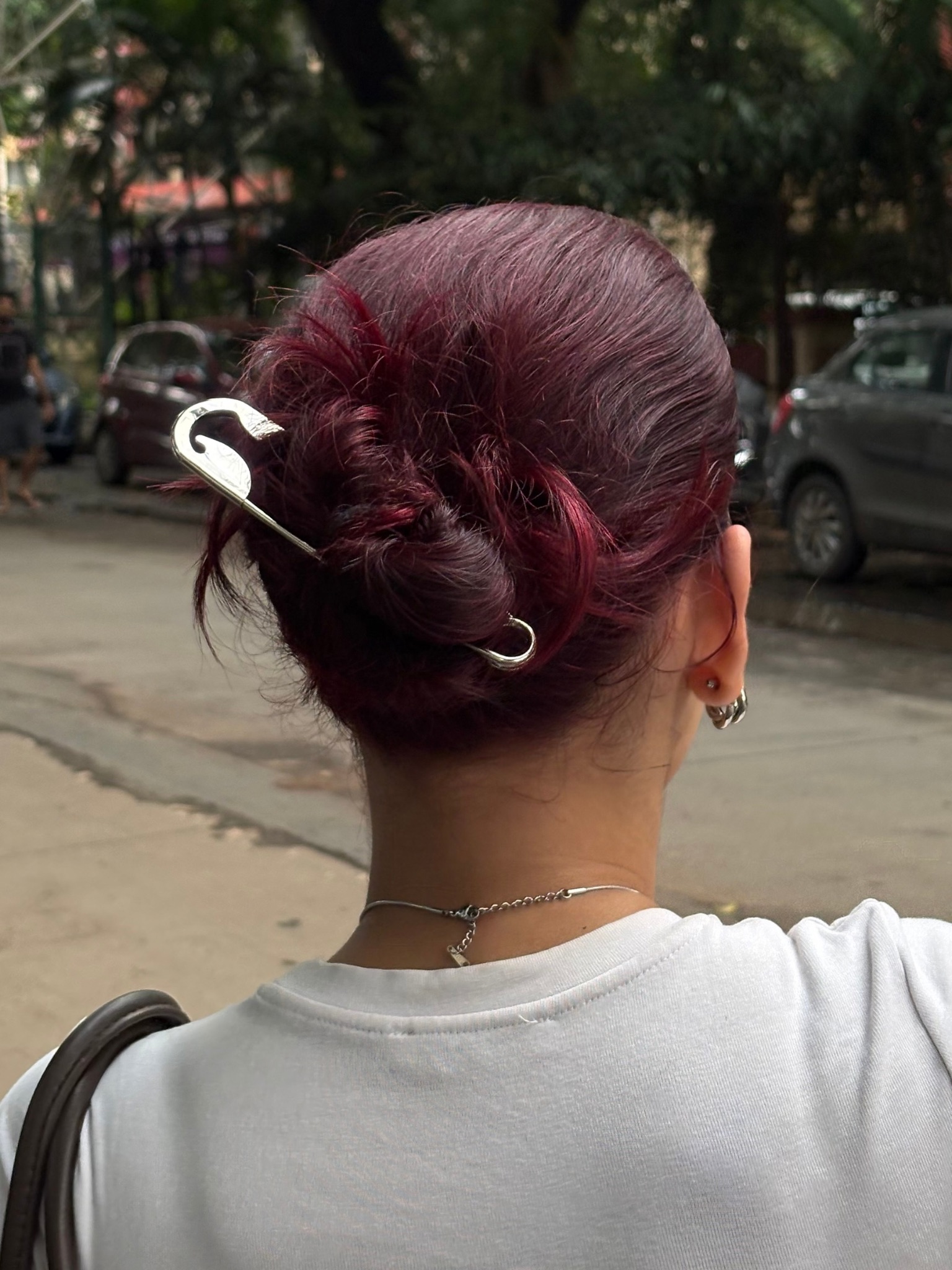 Safety Pin Hair Clip view 2