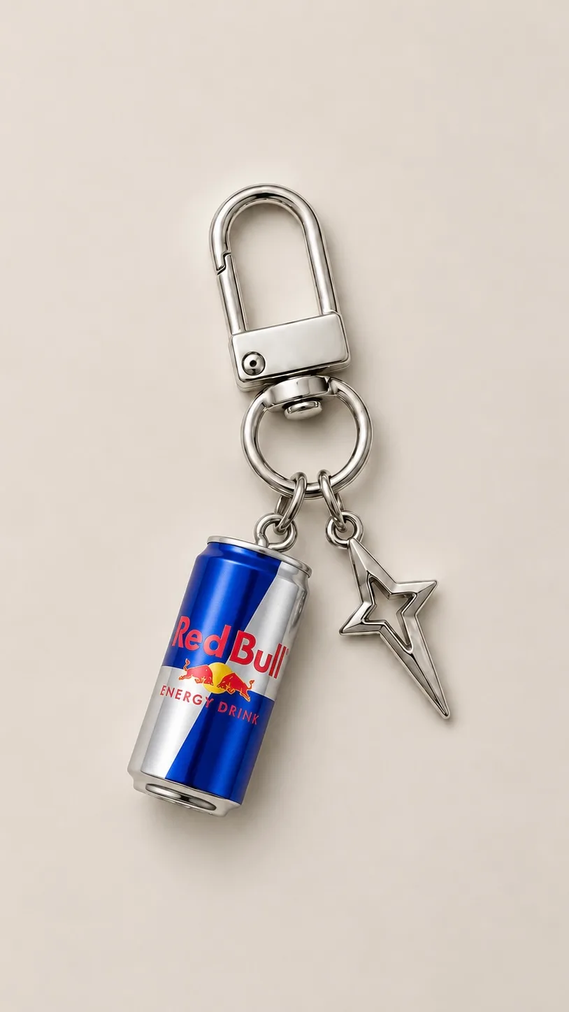 Redbull Star Charm