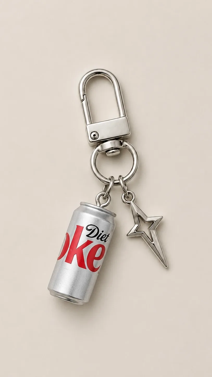 Diet Coke Star Charm
